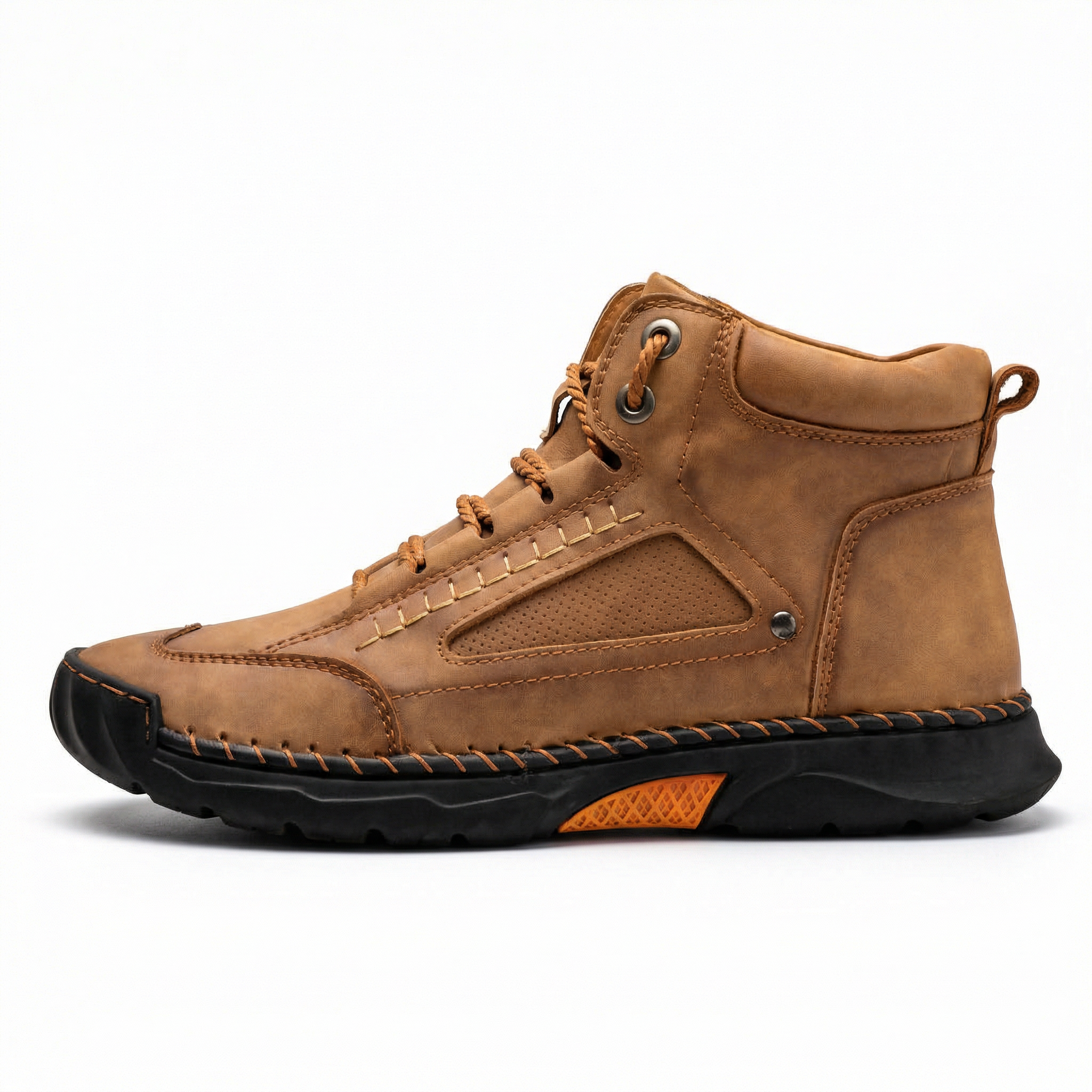 Salkin Italian Leather Men\'s Brown Shoes Boots Size 13 Salkin™ | Elegant Men main image 2