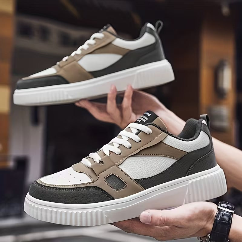 HeightEase — Platform Sneaker with Ribbed Sole