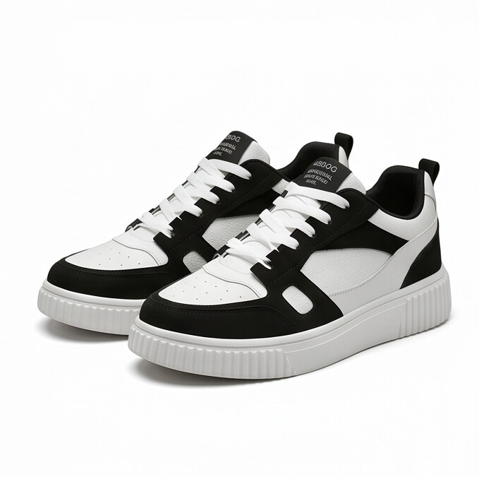 HeightEase — Platform Sneaker with Ribbed Sole