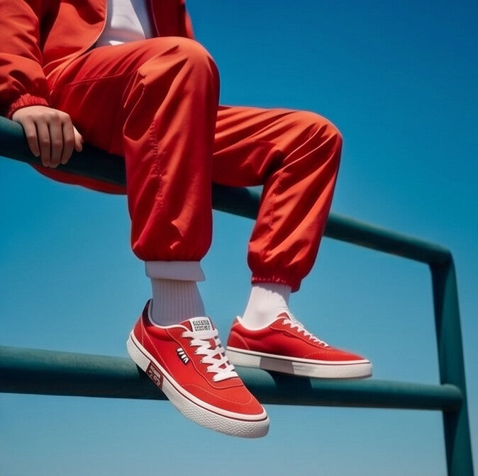 Gripwell — Canvas Sneaker with Waffle Rubber Sole
