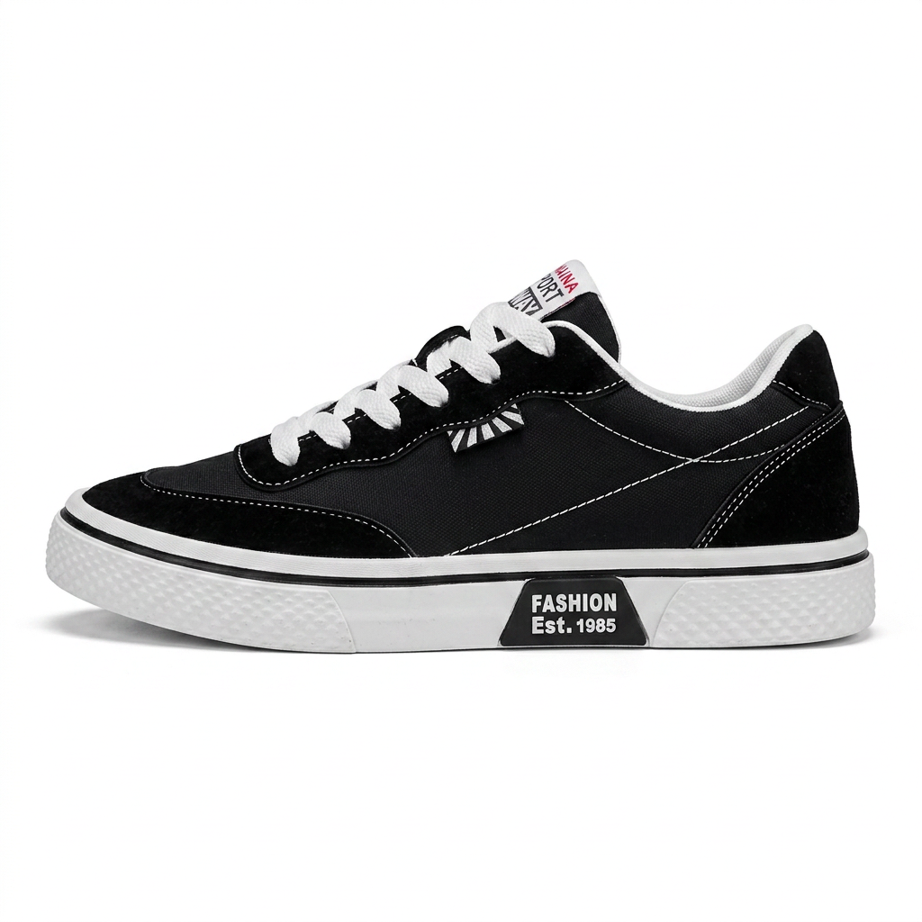 Gripwell — Canvas Sneaker with Waffle Rubber Sole