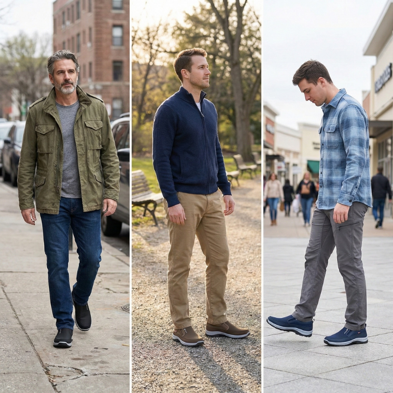 1. Comfort you feel from the first step