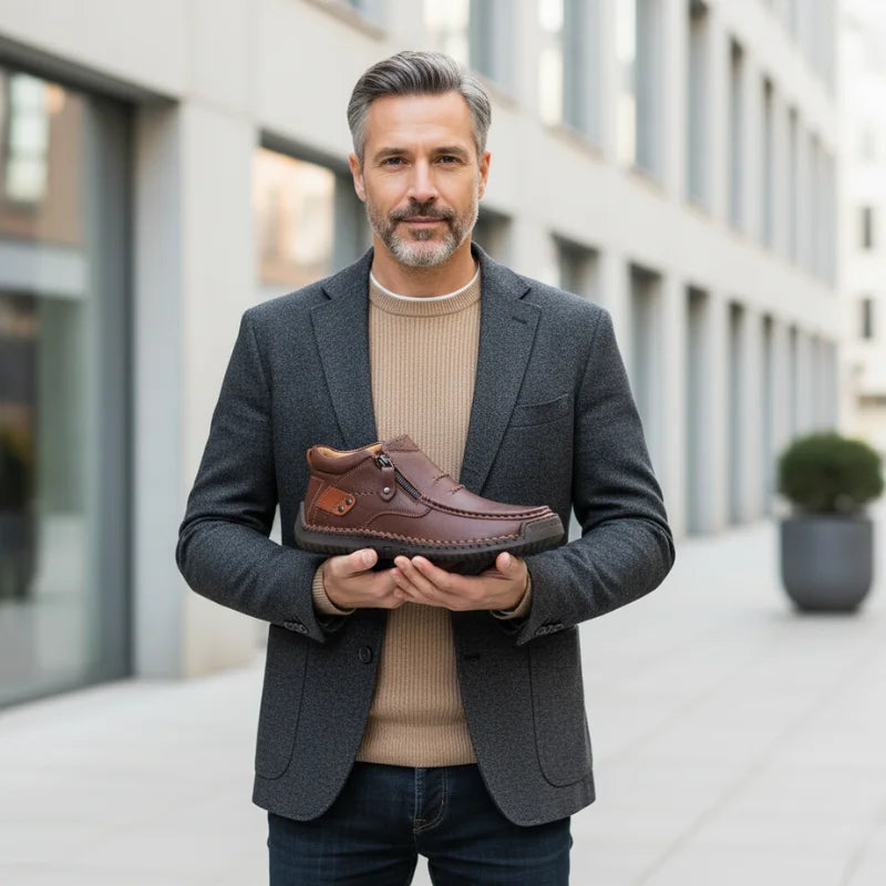 Barton™ • Handcrafted Leather Shoes Combining Comfort and Character