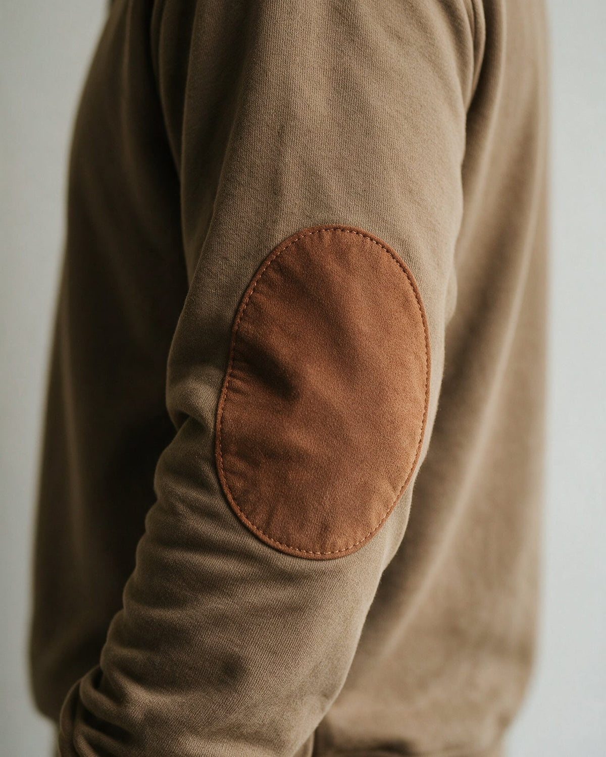 Glenmore elbow patch, close-up