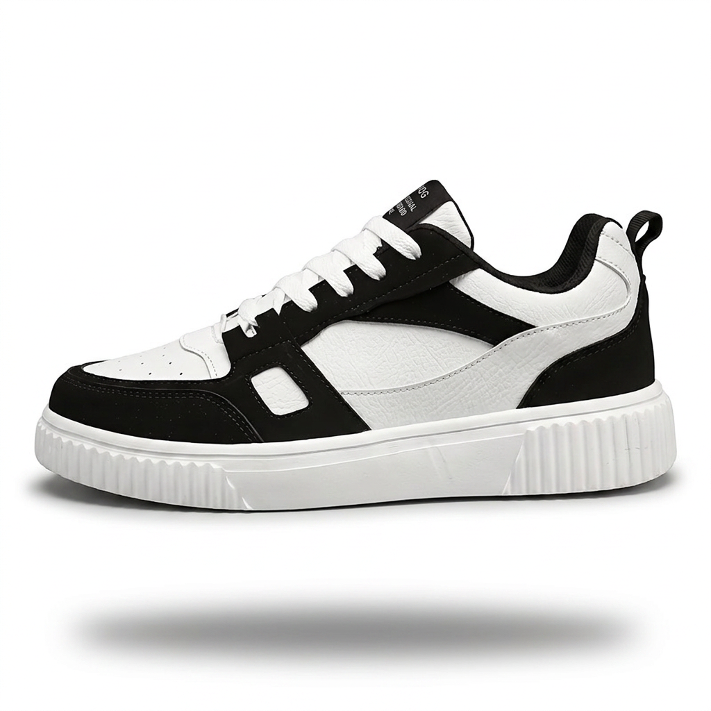 HeightEase — Platform Sneaker with Ribbed Sole